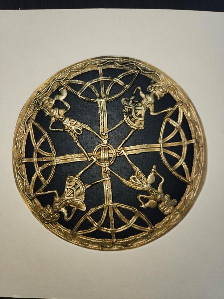 Dokra Kunstwerk of Dhokra craft - Indiaas Messing, Huis en Inrichting, Woonaccessoires | Klokken, Zo goed als nieuw, Overige typen