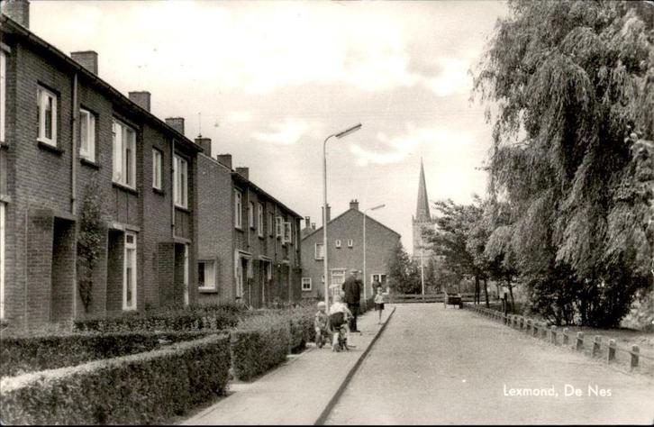 Lexmond De Nes st 1964, Verzamelen, Ansichtkaarten | Nederland, Gelopen, Utrecht, 1960 tot 1980, Ophalen of Verzenden