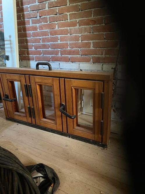 kozijnen .100 x 50 cm ., Doe-het-zelf en Verbouw, Kozijnen en Schuifpuien, Zo goed als nieuw, Raamkozijn, Hout, 75 tot 150 cm