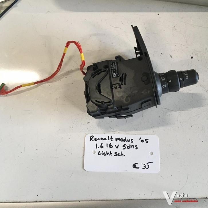 Renault Modus 1.6 16v 2005 Lichtschakelaar, Auto-onderdelen, Dashboard en Schakelaars, Gebruikt, Ophalen of Verzenden