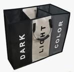 Wastas met 3 vakken donker licht kleur 60 x 32 x 50 cm, Ophalen of Verzenden, Zo goed als nieuw