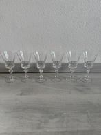 Set 6 klassieke kristallen glazen voor wijn (Zwiesel) 15 cm, Ophalen of Verzenden, Gebruikt, Overige typen