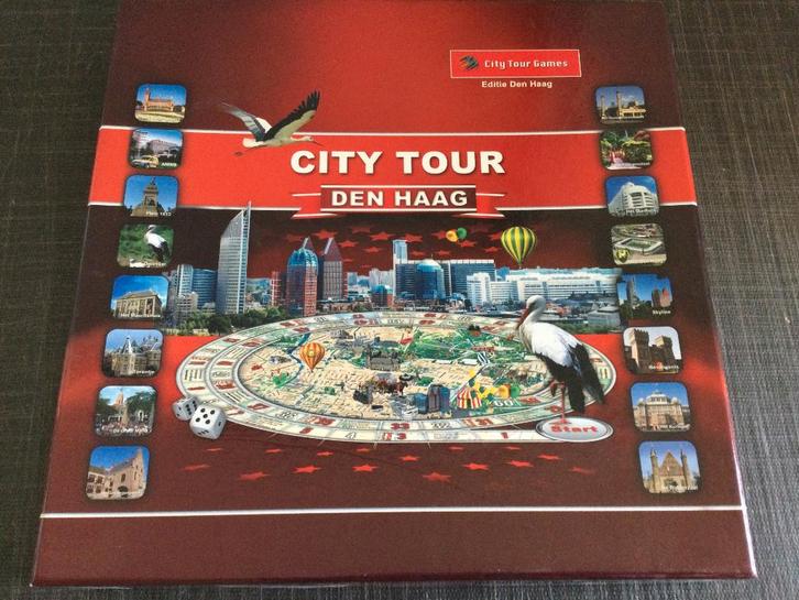 Citty Tour Den Haag Spel, Hobby en Vrije tijd, Gezelschapsspellen | Bordspellen, Zo goed als nieuw, Een of twee spelers, Drie of vier spelers