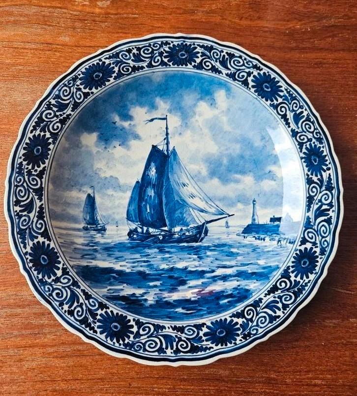 Delfts Blauw Bord, Antiek en Kunst, Antiek | Wandborden en Tegels, Ophalen