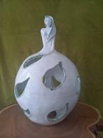 GROOT WIT BEELD, geglazuurd, keramiek, Verzamelen, Beelden en Beeldjes, Ophalen, Nieuw, Fantasy