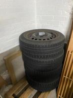 4 Stalen velgen met winterbanden 185/60R15, Auto-onderdelen, Banden en Velgen, Ophalen, Gebruikt, 15 inch, Banden en Velgen