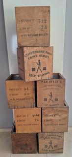 Van Nelle koffie thee kisten, jaren 50, Ophalen, Gebruikt, Minder dan 50 cm, Minder dan 50 cm