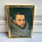 Sale lijstje met portret man *tres belle*, Ophalen of Verzenden, Hout, Minder dan 50 cm