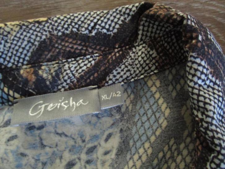 Vlotte blouse merk Geisha maat 42 i.g.s., Kleding | Dames, Blouses en Tunieken, Zo goed als nieuw, Maat 42/44 (L), Overige kleuren
