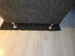 Antraciet Hocker/Salontafel met dienblad, Ophalen, 75 tot 100 cm, Minder dan 150 cm