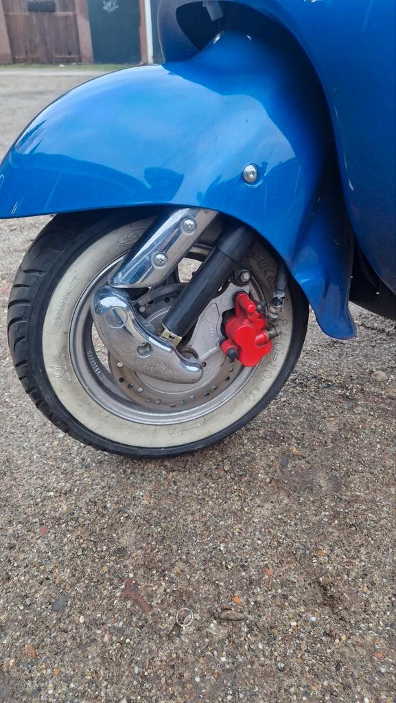 Retro Scooter zonder Kenteken BJ 2022 Injectie EFI Motor, Fietsen en Brommers, Scooters | Overige merken, Zo goed als nieuw, Maximaal 45 km/u