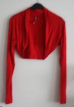 rode  bolero maat m, Maat 38/40 (M), Ophalen of Verzenden, Lange mouw, Gedragen