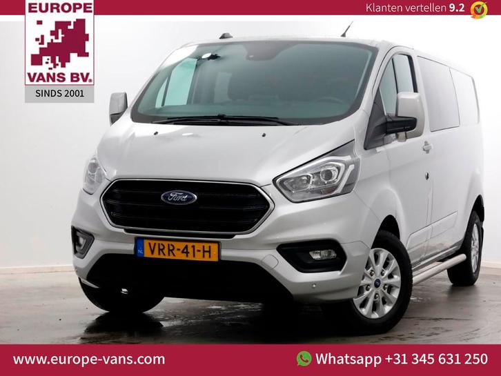 Ford Transit Custom 2.0 TDCI 130pk L2H1 Limited D.C. Airco/N, Auto's, Bestelauto's, Bedrijf, Te koop, ABS, Airbags, Airconditioning
