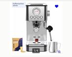 LunaSea's RVS Pistonmachine - Espressomachine, Witgoed en Apparatuur, Koffiezetapparaten, Espresso apparaat, Nieuw, Gemalen koffie