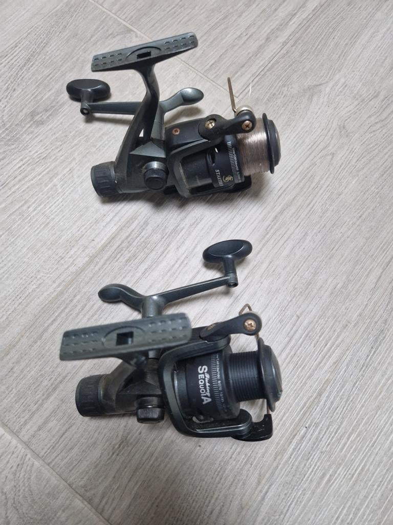 Twee vismolens als nieuw, Watersport en Boten, Hengelsport | Algemeen, Gebruikt, Molen, Ophalen of Verzenden