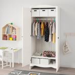 Ikea SMÅGÖRA Kledingkast, wit, 80x50x187 cm, Huis en Inrichting, Kasten | Kledingkasten, Ophalen, Nieuw