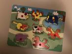 Houten kinderpuzzel dieren puzzel houten speelgoed, Kinderen en Baby's, Speelgoed | Kinderpuzzels, Ophalen of Verzenden, Zo goed als nieuw