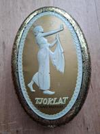 Vintage Tjoklat Camee pastilles ovaal blik, Ophalen, Gebruikt, Overige