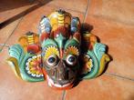 Houtsnijwerk masker Sri Lanka, Ophalen of Verzenden