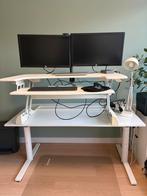 Complete thuiswerkplek bureau set, Huis en Inrichting, Bureaus, Ophalen, In hoogte verstelbaar, Zo goed als nieuw, Bureau