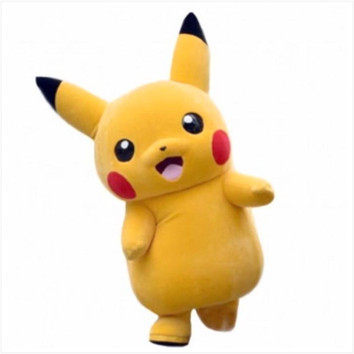 TE HUUR: Pikachu (Pokemon) mascotte, Hobby en Vrije tijd, Feestartikelen | Verhuur, Zo goed als nieuw, Ophalen