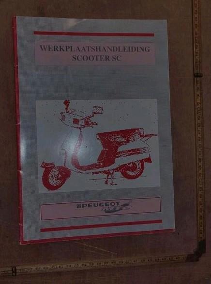 Werkplaats handboek Peugeot Scooter SC, Fietsen en Brommers, Handleidingen en Instructieboekjes, Zo goed als nieuw, Ophalen of Verzenden