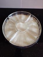 Vintage Borrelplateau Draaibaar Verzilverd, Huis en Inrichting, Ophalen, Gebruikt, Rechthoekig, Overige materialen