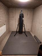 Bokszak 150cm met standaard en puzzel matten, Ophalen of Verzenden, Bokszak