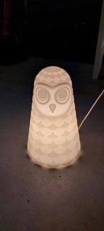 Uilenlamp kinderkamer - Sfeerlamp, Kunststof, Ophalen of Verzenden, Zo goed als nieuw, Minder dan 100 cm
