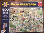 Jan van Haasteren - Boerderij Bezoek - 1500 stukjes, Ophalen, 500 t/m 1500 stukjes, Zo goed als nieuw, Legpuzzel