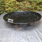 Schaal decoratie zwart ijzer, Overige materialen, Schaal, Rond, Nieuw