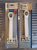 Axaflex RVS Wit Raamuitzetters, Doe-het-zelf en Verbouw, Ophalen of Verzenden, Nieuw, Rvs, Scharnier
