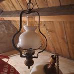 Retro lamp, Huis en Inrichting, Lampen | Hanglampen, Ophalen, Minder dan 50 cm, Retro, Glas