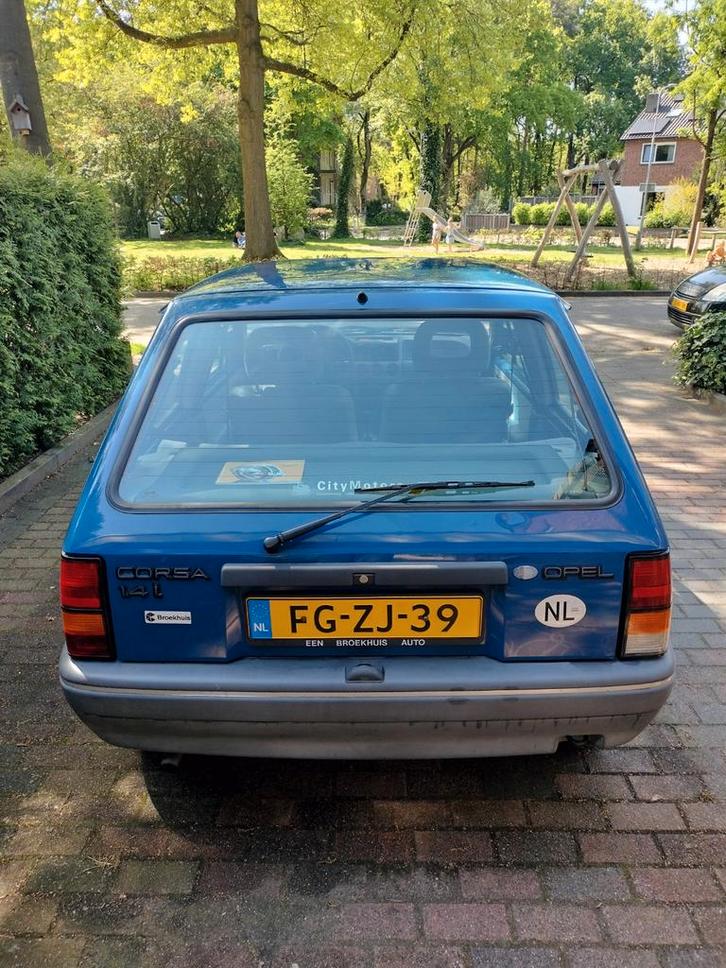 Opel Corsa 1.4 I U9 1992 Blauw, Auto's, Opel, Particulier, Corsa, Benzine, Hatchback, Handgeschakeld, Origineel Nederlands, Blauw