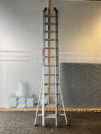 Dirks opsteek ladder 3x12 spots, Ophalen, Gebruikt, Ladder, Opvouwbaar of Inschuifbaar