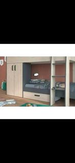 Stapelbed hoogslaper met bureau kast speelgoedlades nieuw, Kinderen en Baby's, Kinderkamer | Stapelbedden en Hoogslapers, Ophalen of Verzenden