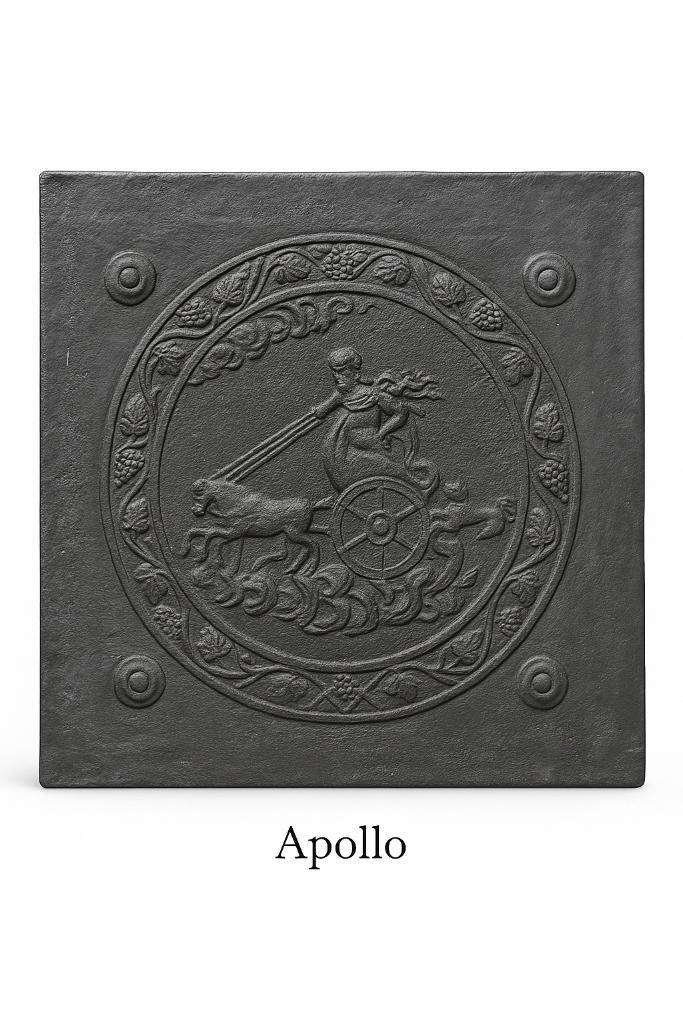 Haardplaten " Apollo ", Antiek en Kunst, Curiosa en Brocante, Ophalen