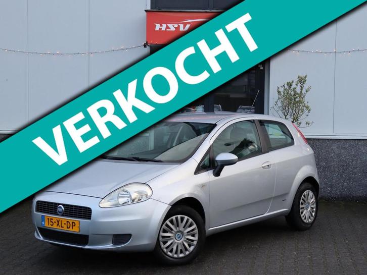 Fiat Grande Punto 1.4 Dynamic airco automaat 4-deurs org NL, Auto's, Fiat, Bedrijf, Te koop, Grande Punto, ABS, Airbags, Airconditioning