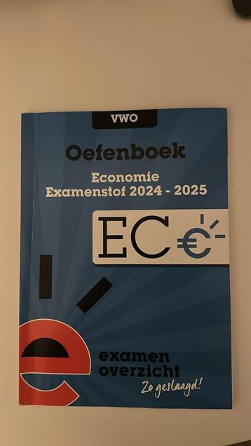 Oefenboek economie vwo 24-25 beschikbaar voor biedingen