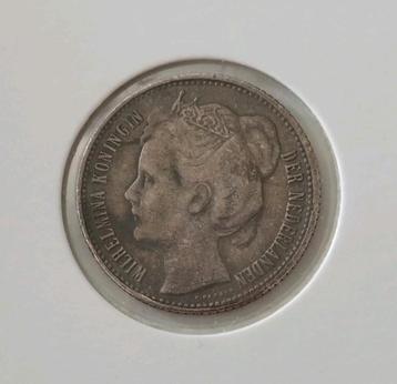 Schaarse Halve (of 1/2) Gulden 1906 - Wilhelmina beschikbaar voor biedingen