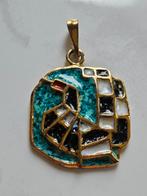 Cloisonne Emaille Hanger Vogel, Gebruikt, Overige kleuren, Ophalen of Verzenden, Overige materialen