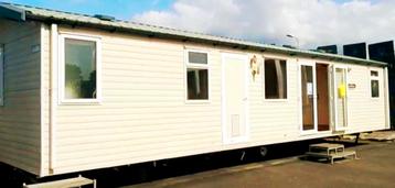Stacaravan 12x3.80m, cv, dubbel glas,2 badk,incl.transp nl beschikbaar voor biedingen