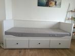 Hemnes bed bedbank als nieuw, Huis en Inrichting, Ophalen, Eenpersoons, Wit, Zo goed als nieuw