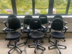 7 goede en dezelfde zwarte bureaustoelen, Ophalen, Zo goed als nieuw, Zwart