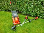 demo accu producten heggenscharen , kettingzagen bosmaaiers, Tuin en Terras, Grasmaaiers, Ophalen, Gebruikt