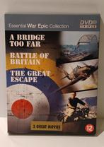 War 3 DVD Box Bridge Too Far Battle of Britain Great Escape, Cd's en Dvd's, 1960 tot 1980, Ophalen of Verzenden, Zo goed als nieuw