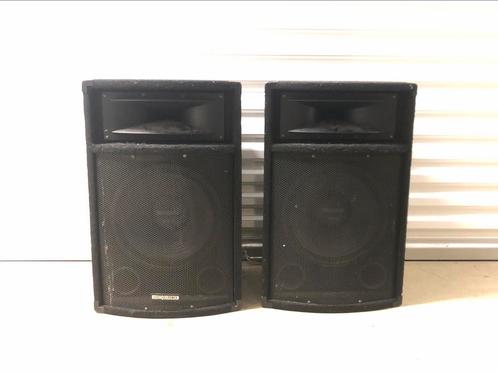 HQ-Power VDSP12 passieve speakers 500 watt, Audio, Tv en Foto, Luidsprekers, Gebruikt, Front, Rear of Stereo speakers, 120 watt of meer