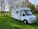 Burstner T 595 half integraal camper van 2001, Caravans en Kamperen, Campers, Ringverwarming, Fiat, Treinzit, Particulier