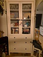 Ikea Hemnes vitrinekast, Ophalen, Gebruikt, 50 tot 100 cm, 150 tot 200 cm