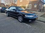 Saab 9-3 2.0 T Cabrio 2001 Zwart 150pk, Auto's, Saab, Voorwielaandrijving, 4 cilinders, 4 stoelen, Zwart